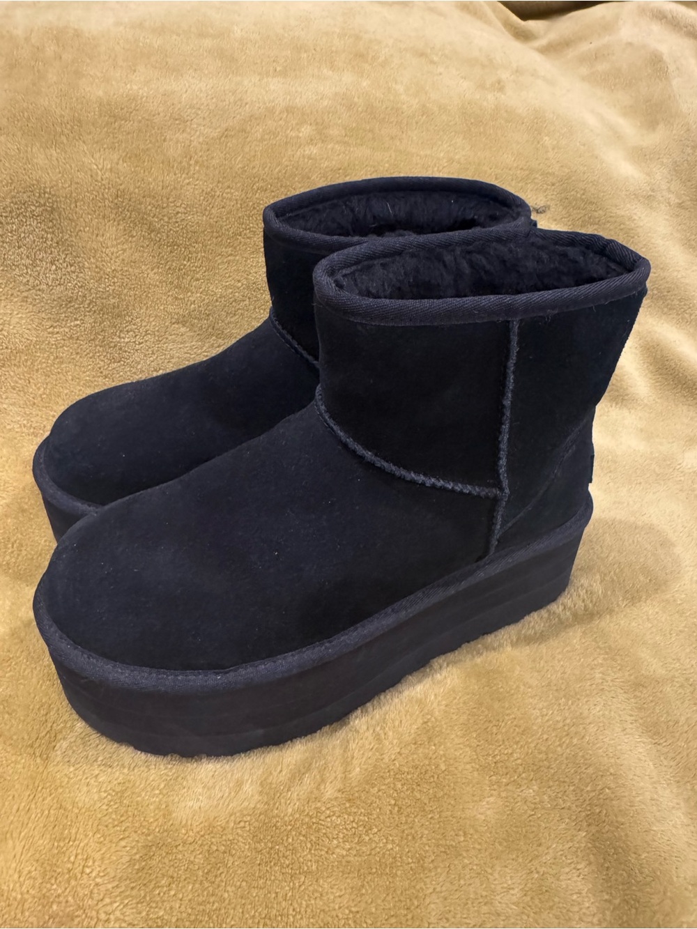 Ugg Black Platform Boots